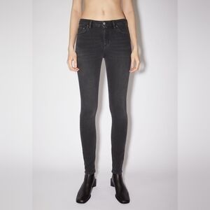 Acne Studios | Climb skinny fit jeans in used black US